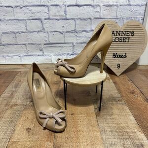 Valentino Bow Pump Nude Patent Leather